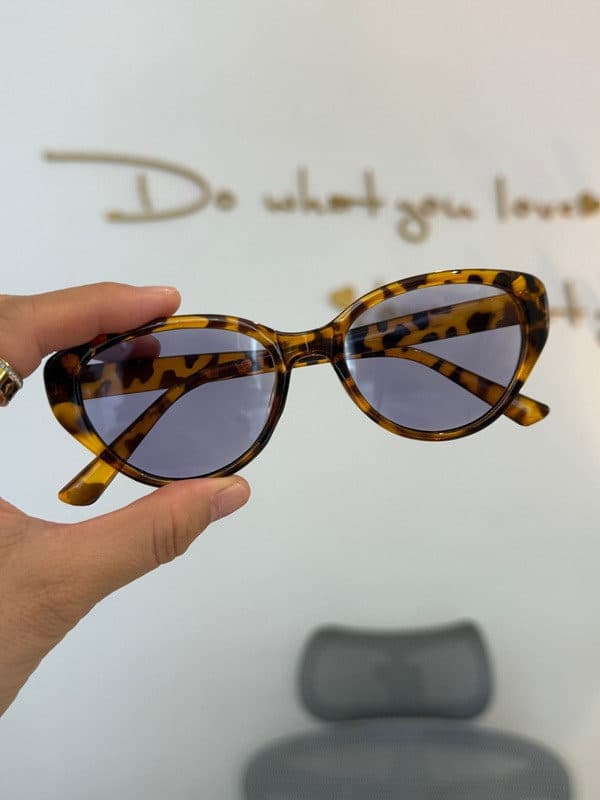 PTC Round Cheetah Cat Eye